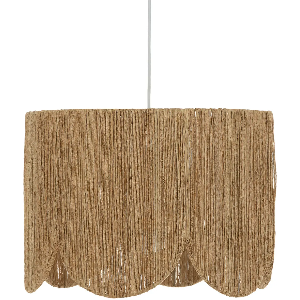 Lámpara De Techo Janice Beige De Yute 38cm