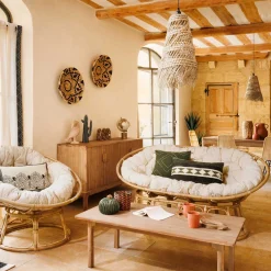 Lámpara De Techo Lahys Beige