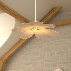Lámpara de techo PETALA beige 100cm