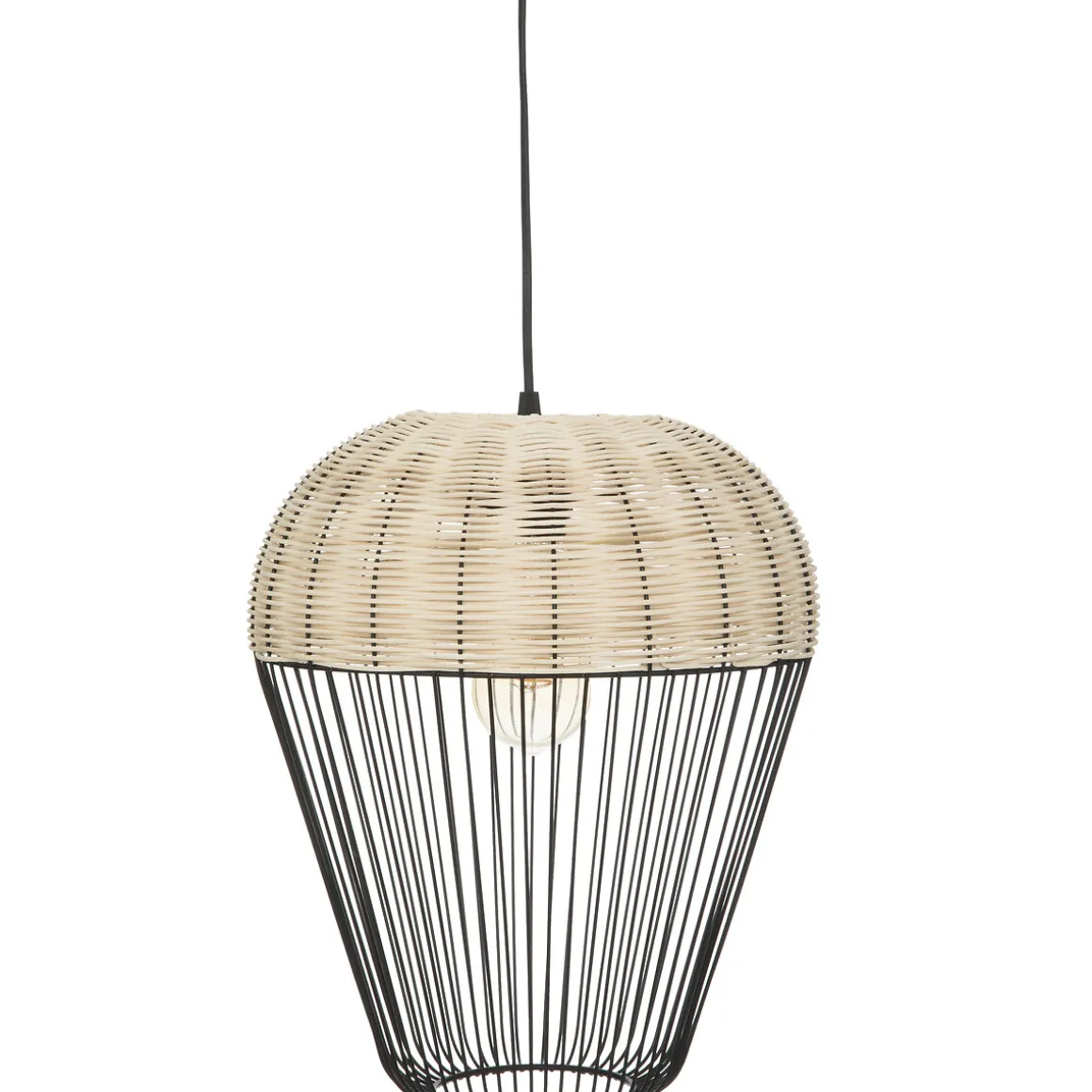 Lámpara De Techo Pvc Y Metal 30.5x35.5Cm