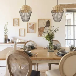 Lámpara De Techo Pvc Y Metal 30.5x35.5Cm