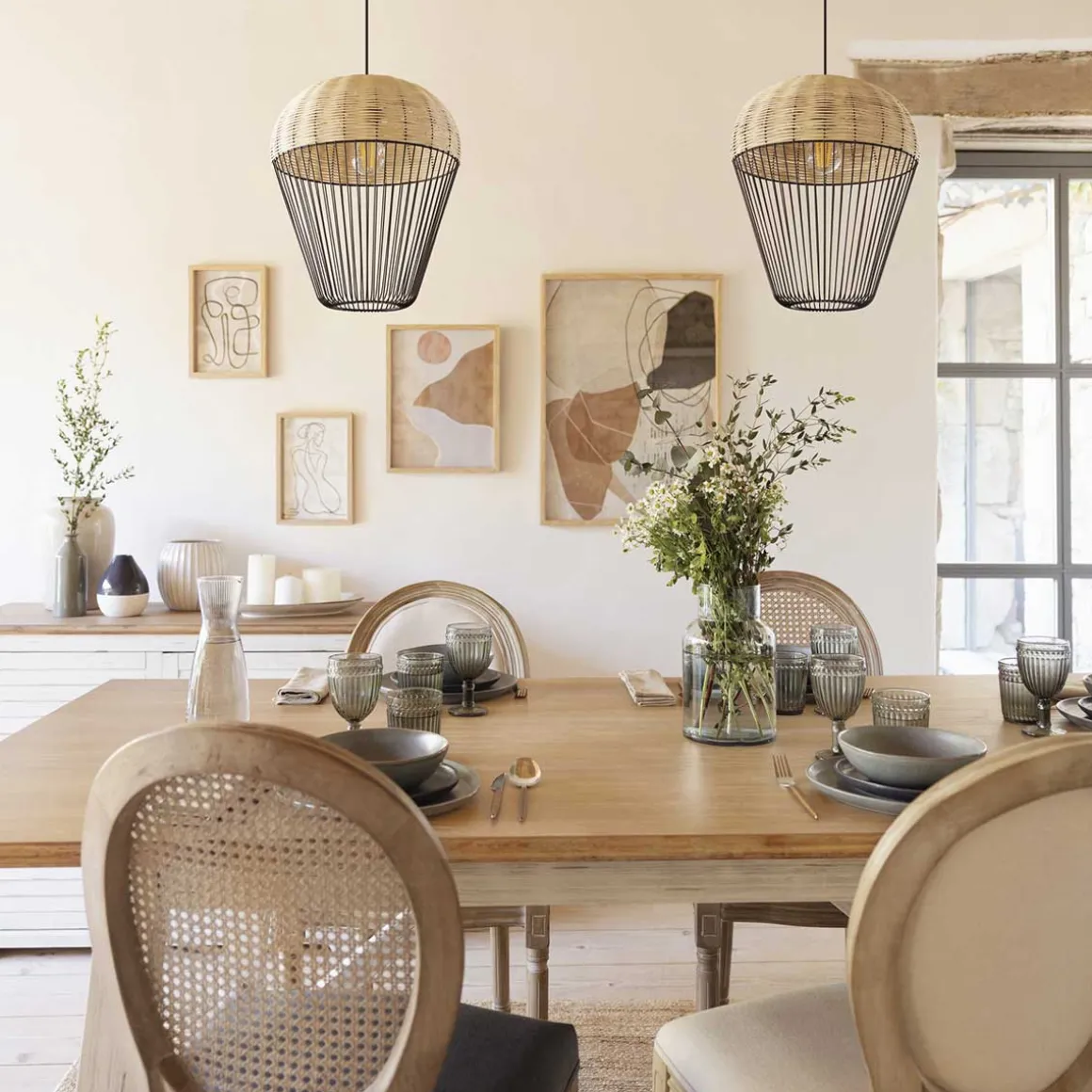 Lámpara De Techo Pvc Y Metal 30.5x35.5Cm