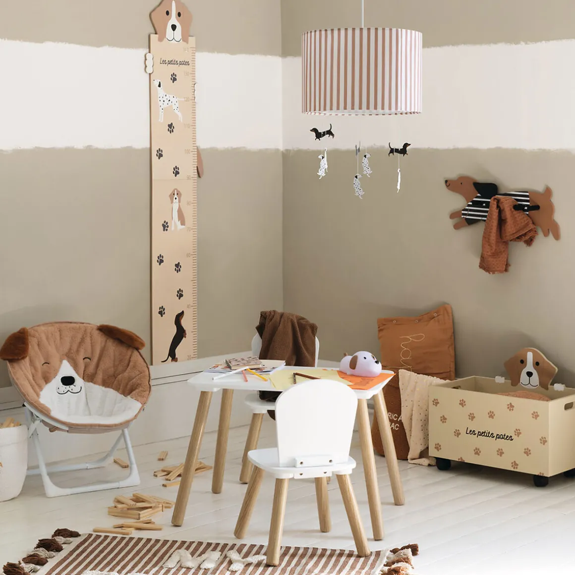 Lámpara de techo SCOTT marrón 29cm