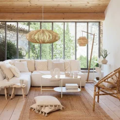 Lámpara De Techo Tery Beige 57Cm