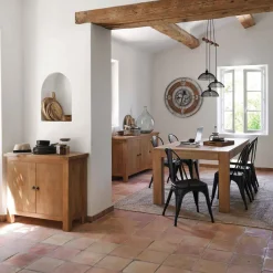 Lámpara de techo TIMMY negra de metal y madeira