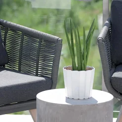 Maceta Boardee Blanca 26x29Cm