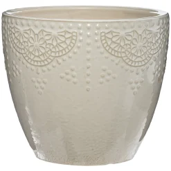 Maceta Cerámica Decorada Tam.1/3 20x18Cm