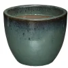 Maceta Cerámica Verde Tam. 3/3 37x30Cm