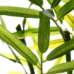 Maceta Con Bambú Artificial 36x36x35Cm