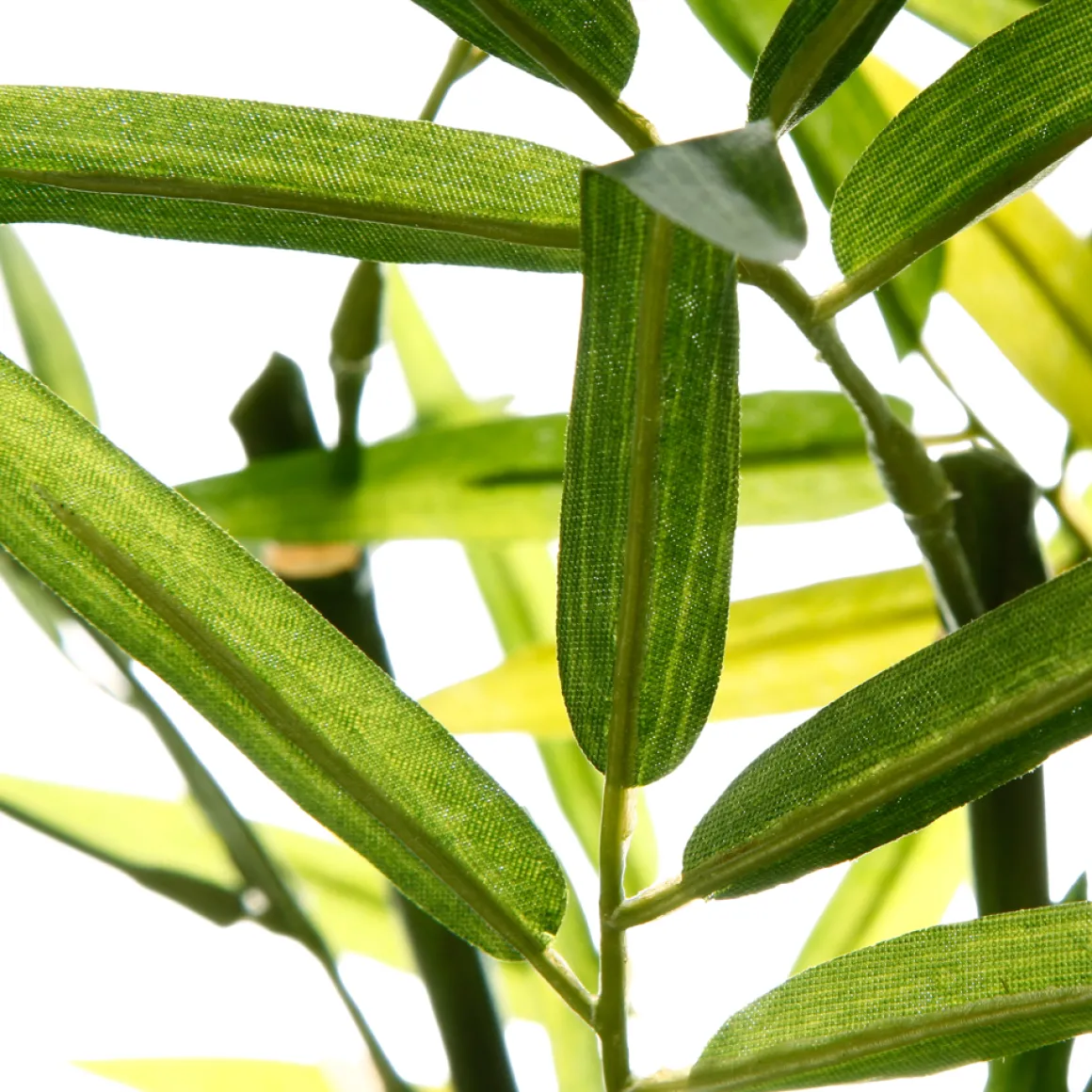 Maceta Con Bambú Artificial 36x36x35Cm