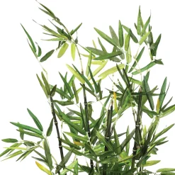 Maceta Con Bambú Artificial 76Cm