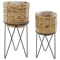 Maceta C/Soporte Tamaño 1/2 20x43x20Cm