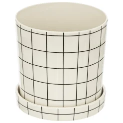 Maceta de cerámica decorada KAYA