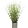 Maceta De Metal Con Planta Artif.45Cm