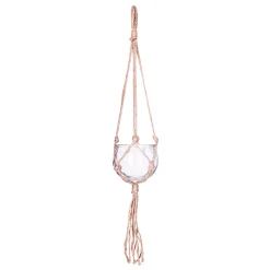Maceta De Vidrio Colgante 10.5x56Cm