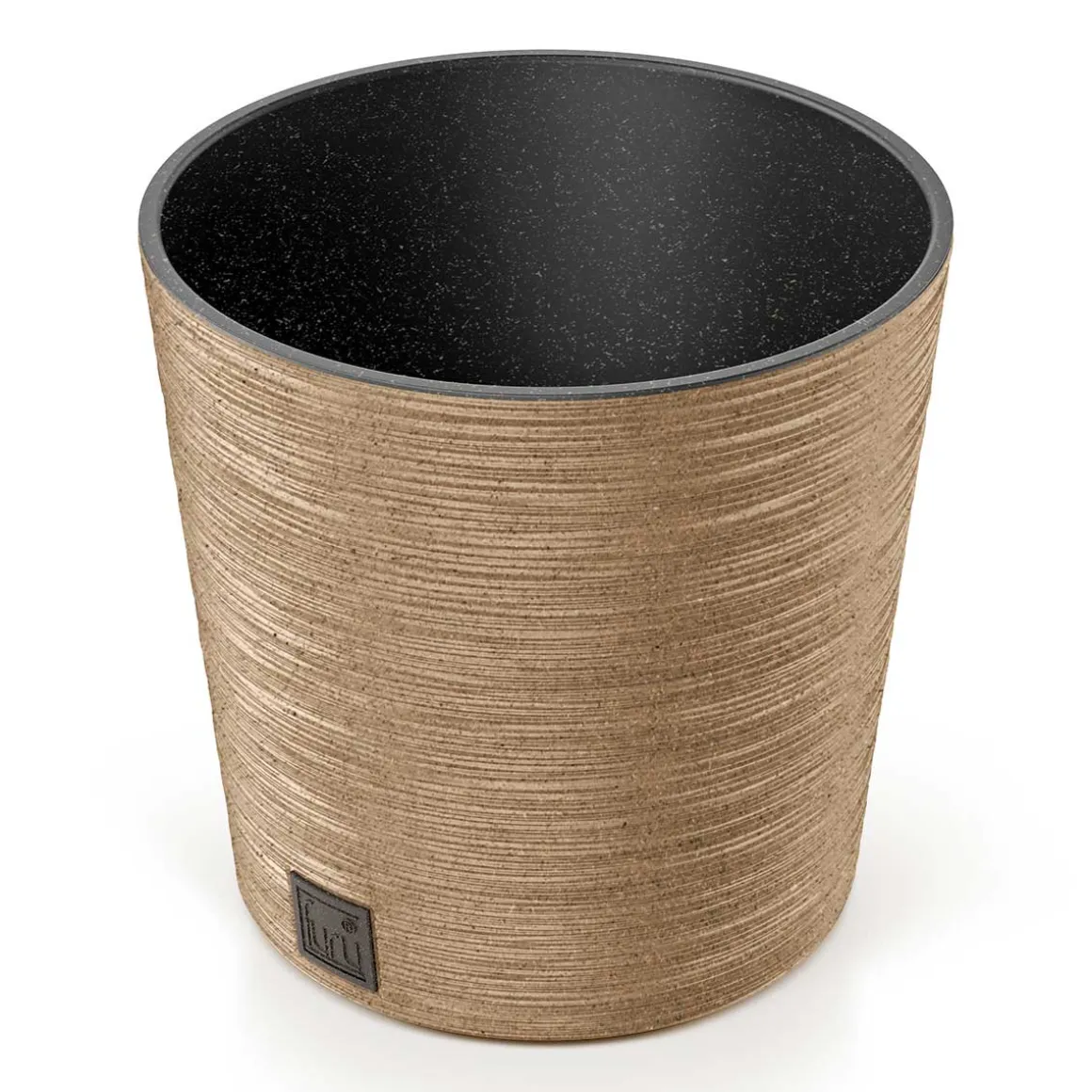 Maceta FURU ECO WOOD marrón 25cm