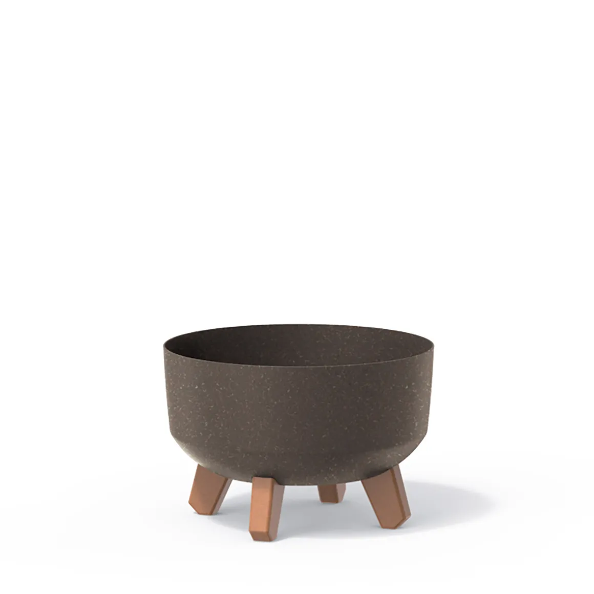 Maceta Gracia Low Eco Wood 28.5x17.7Cm