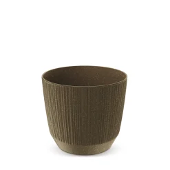 Maceta Ryfo Eco Wood Coffee 14.6x12.6Cm