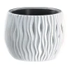 Maceta Sandy Bowl Blanca 18x14Cm