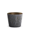 Maceta Sandy Round Antracita 26x22Cm