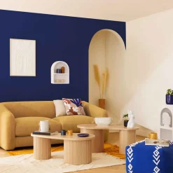 Maceta SOLEYA blanca de cerámica 30cm