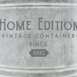 Maceta Tamaño 2/2 22.5x24.3Cm Zinc