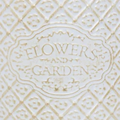 Maceta TINO de hierro blanco 22cm