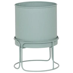 Macetero AZE metálico verde 27cm