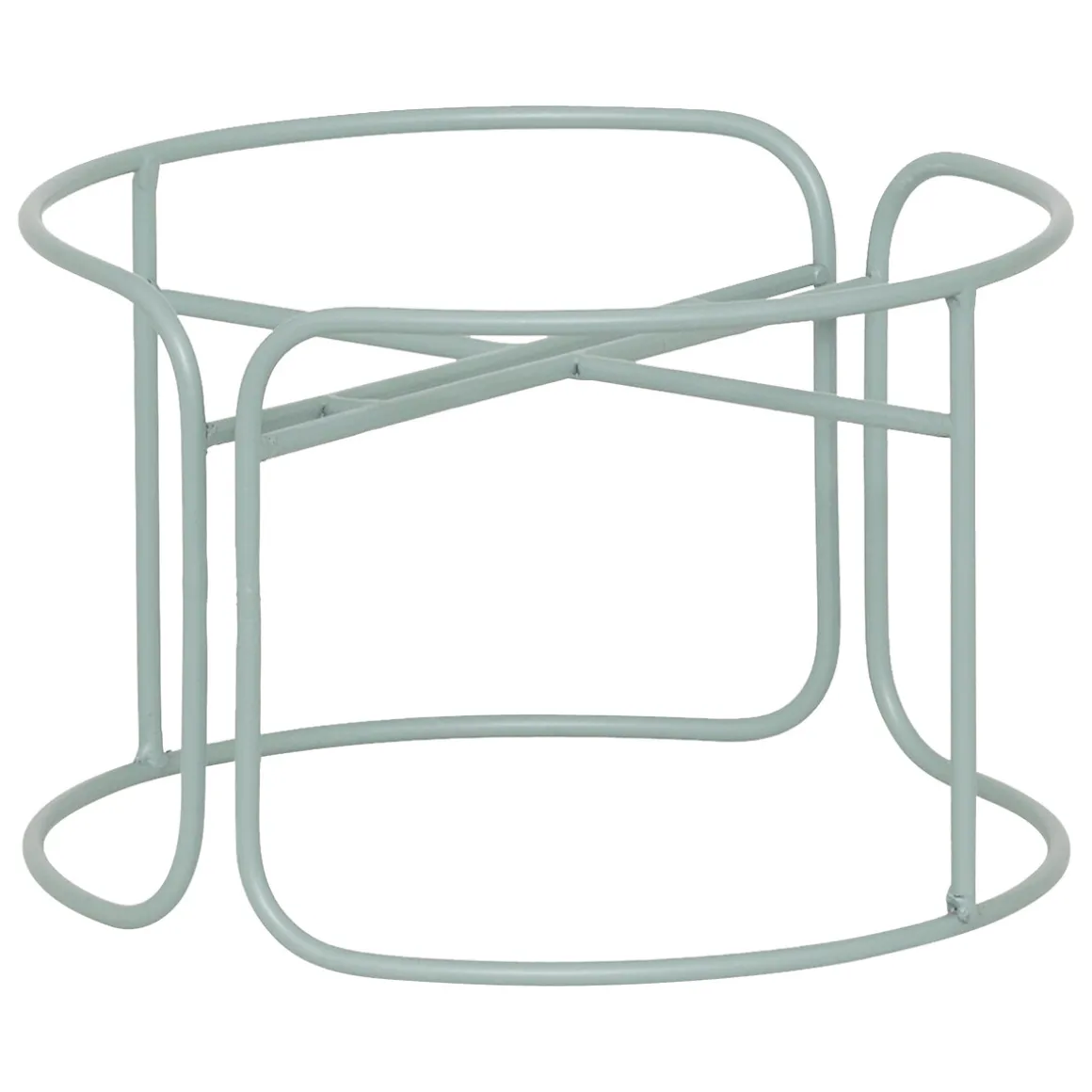 Macetero AZE metálico verde 27cm