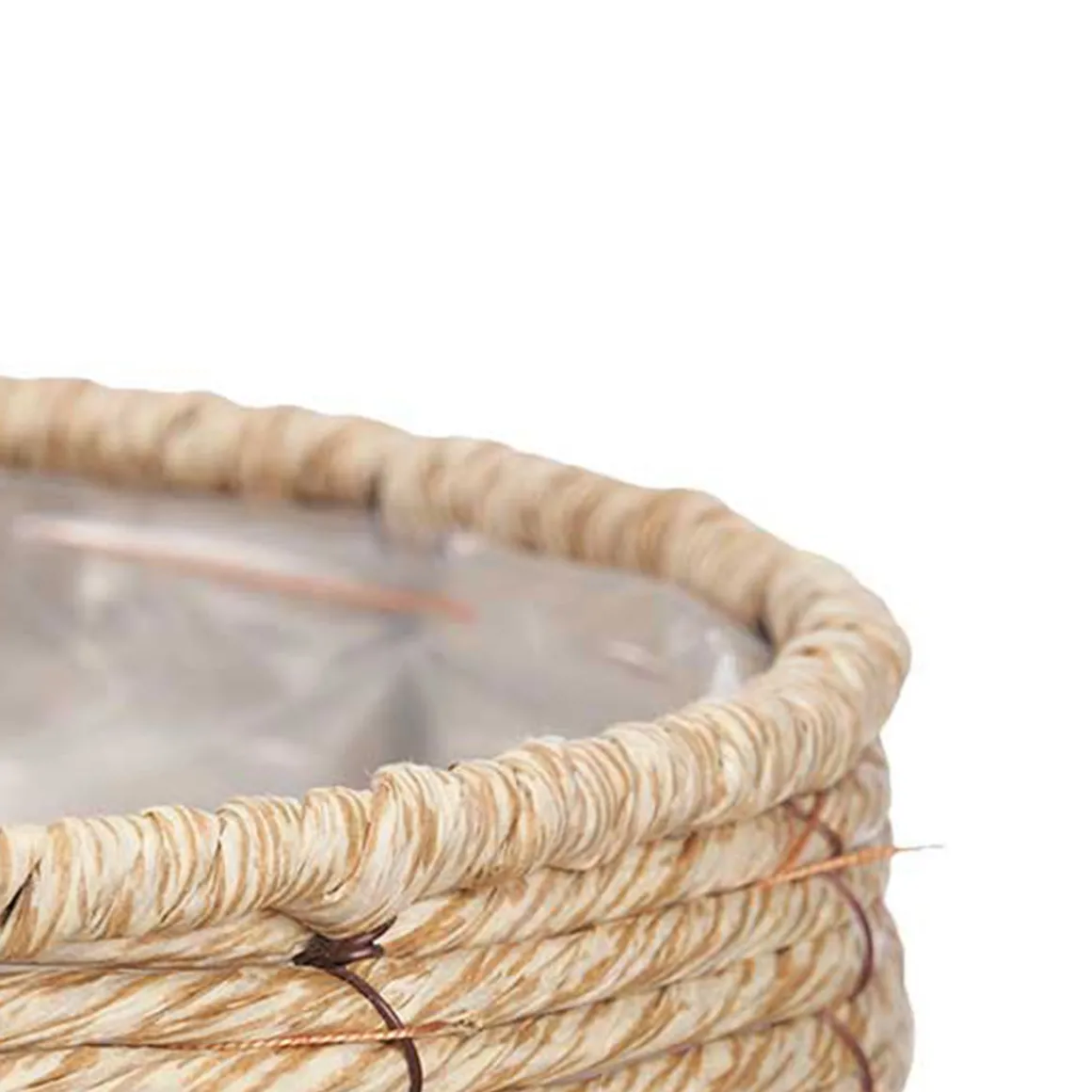 Macetero de fibra natural 39cm