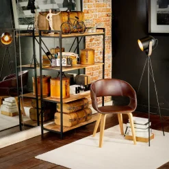 Maleta De Madera Decorativa 45x30x19Cm