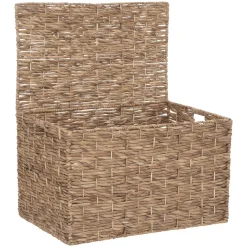 Maleta ORIGINES beige de rafia 38x64cm