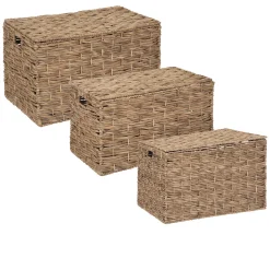 Maleta ORIGINES beige de rafia 42x70cm