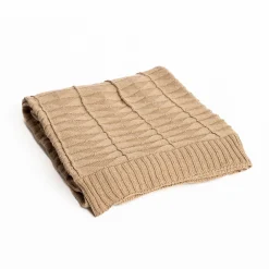 Manta CHEVRON beige 130x160cm