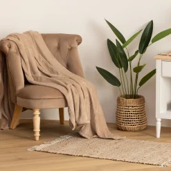 Manta Coralina Color Lino 180x230Cm