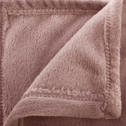 Manta Coralina Rosa Palo 130x180Cm