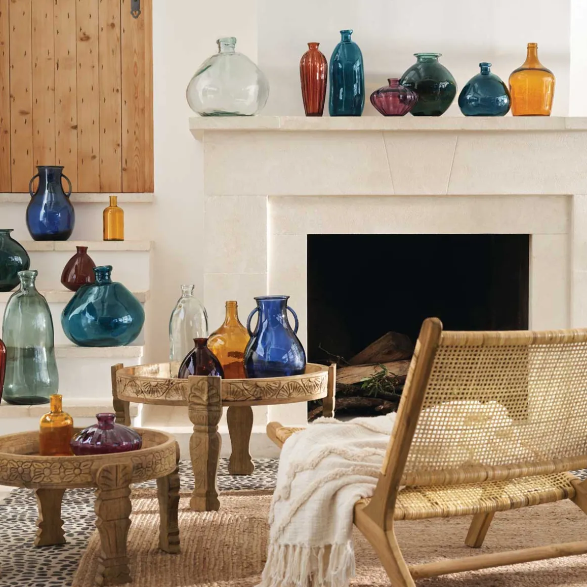 Manta Inca Marfil 130x180Cm