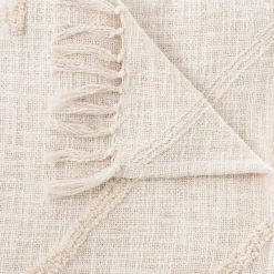 Manta Inca Marfil 130x180Cm