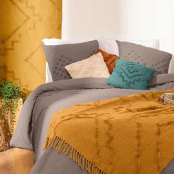 Manta Inca Ocre 130x180Cm