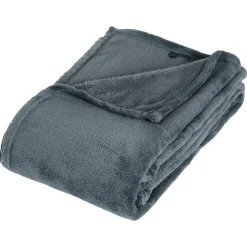 Manta Microfibra Azul Petróleo 125x150Cm