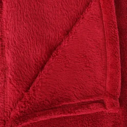 Manta Microfibra Roja 180x230Cm