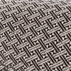 Manta Paraiso Marrón Con Flecos 120x160cm