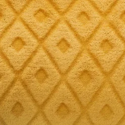 Manta Rombos 3D Ocre 180x230Cm