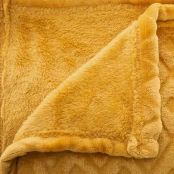 Manta Rombos 3D Ocre 180x230Cm