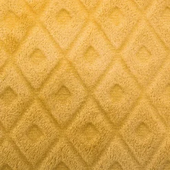 Manta Rombos 3D Ocre 125x150Cm