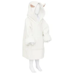 Manta Sudadera Con Capucha Oveja Blanca