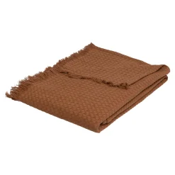 Manta Waffle The Floral Terracota 130x180cm