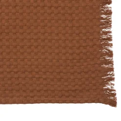 Manta Waffle The Floral Terracota 130x180cm