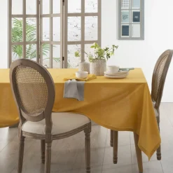 Mantel Chambray Ocre 140x240Cm