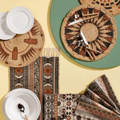 Mantel Individual DAKAR de yute y algodón 33x49cm